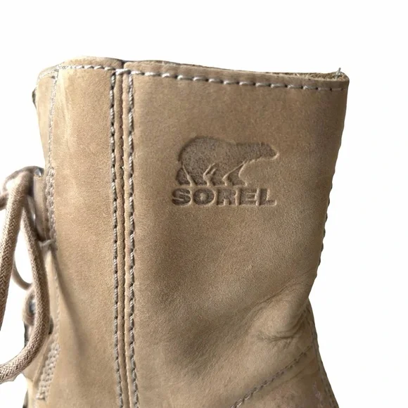 Sorel Joan Of Arctic Wedge II Boots, Ash Brown - Picture 9 of 15